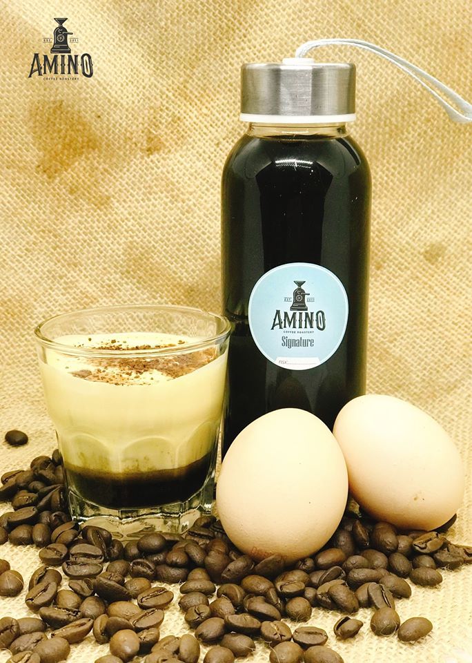 Hướng dẫn pha cafe trứng ngon Amino Coffee