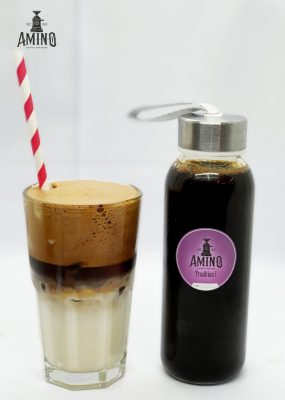 Hướng dẫn cách pha cà phê bạc xỉu ngon cùng Amino Coffee